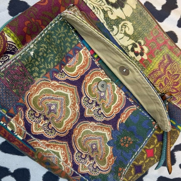 Vintage Fossil Boho Canvas Crossbody - Picture 6 of 10